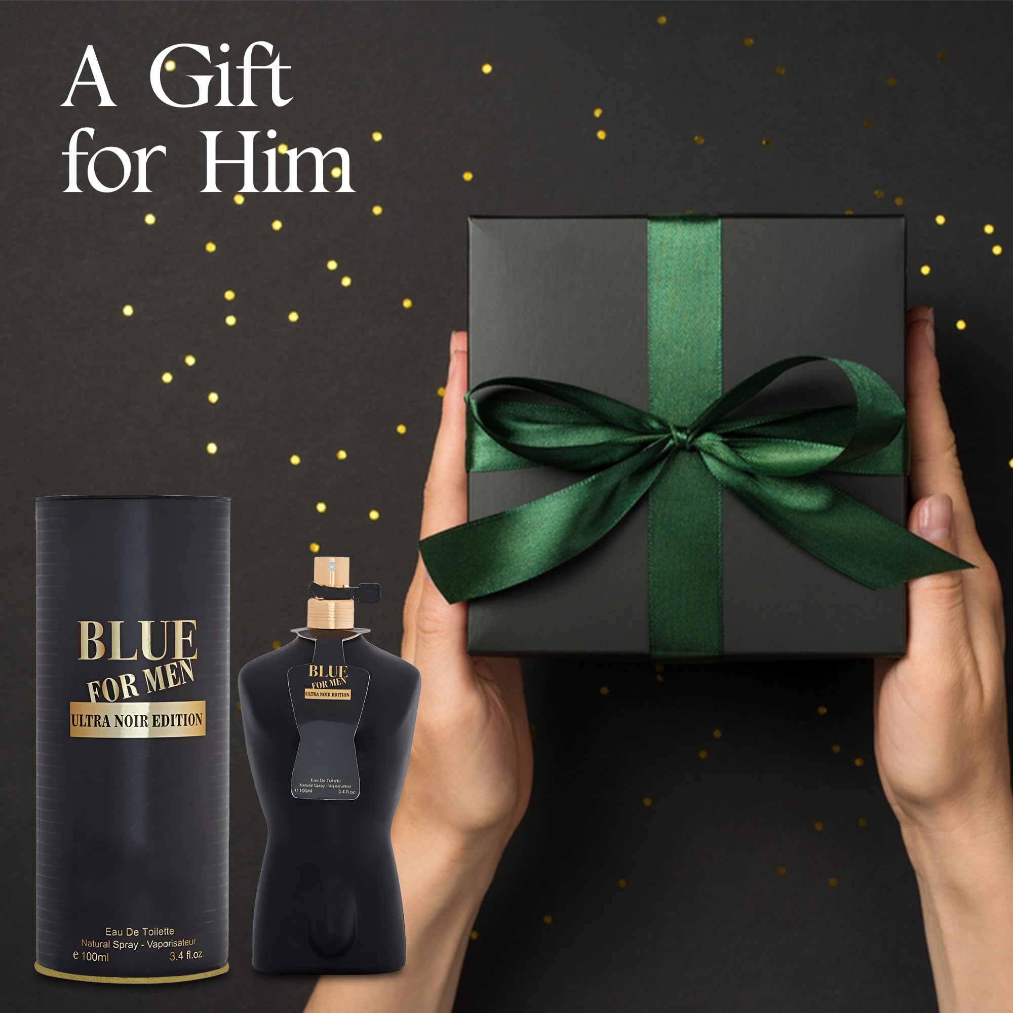 Amazon.com : AFLUXE Blue Men Ultra Noir Edtion Sensual Woody